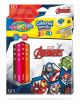 Цветни моливи JUMBO 12 +1 цвята и острилка The Avengers Disney Colorino