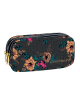 Несесер с 3 ципа PRIMUS Grey Denim Flowers