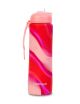 Сгъваема силиконова бутилка COOLPACK - PUMP -  Girls Zebra Pink