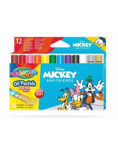 Маслени пастели Mickey Mouse 12 цвята Colorino