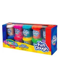 Мек пластилин 10 цвята Fun Dough Colorino
