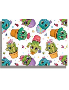 Блок за рисуване №4 Rainbow - Cactus, 190 g, 10 листа