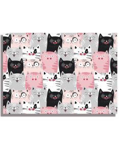 Блок за рисуване №4 Rainbow - Cats 190 g, 10 листа