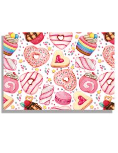 Блок за рисуване №4 Rainbow - Donuts, 190 g, 10 листа
