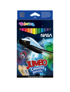 Цветни моливи Jumbo Nasa Colorino