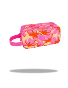 Ученически несесер с три ципа COOLPACK - PRIMUS - FLORES ROSA