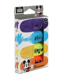 Комплект 4бр мини текстмаркери COOLPACK - Mickey Mouse 