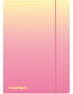 Папка A4 с ластик Gradient Peach