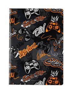 Тетрадка А5 Coolpack мека корица PP 32л. квадратчета Gamer