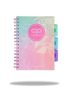 Тетрадка A5 с малки квадратчета - Coolpack - TIE DYE