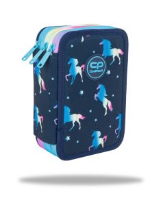 Ученически несесер с пособия Coolpack - Jumper 3 - Blue unicorn