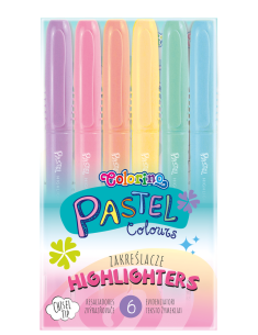 Текст маркер Pastel 6 цвята