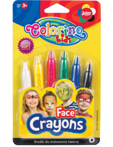Пастели за лице 6 цвята Colorino