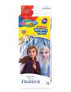 Темперни бои Frozen в тубички 12 цвята Colorino