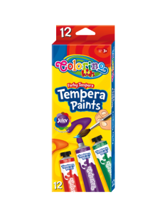 Темперни бои Colorino 12 цвята в туби 