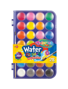 Акварелни бои 28 цвята Colorino 