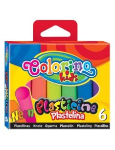 Неонов пластилин 6 цвята Colorino