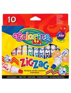 Флумастри Зиг-заг 10 цвята Colorino