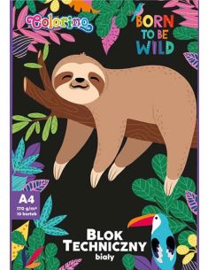 Блок за рисуване A4 10 л. 170 г Wildkid Colorino