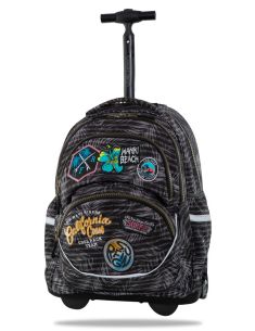Ученическа раница на колела STARR Badges G`Grey