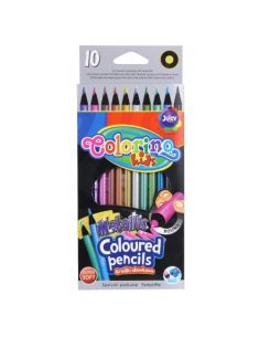 Цветни моливи Colorino металик 10 цвята