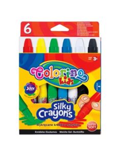 Пастели 6 цвята Silky Colorino