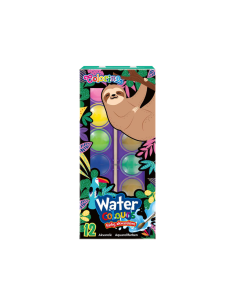 Акварелни бои 12 цвята Wildkid Colorino