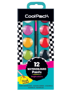 Акварелни бои 12 цв. COOLPACK Kids