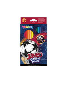 Цветни моливи Jumbo Football Colorino