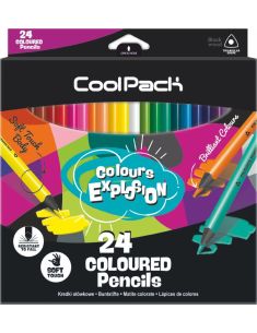 Цветни моливи триъгълни 24 цв. COOLPACK Teens