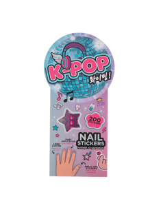 Комплект за маникюр - K-POP BRIGHT стикери за нокти 200бр.