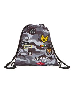 Спортна торба SPRINT camo black badges
