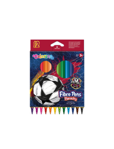Флумастери 12 цв. Football Colorino