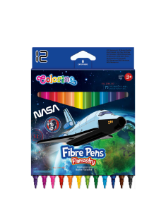 Флумастери 12 цв. Nasa Colorino