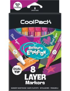 Layer маркери два върха COOLPACK Teens