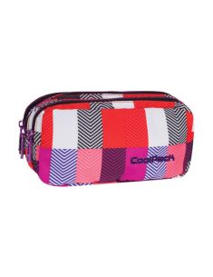 Ученически несесер с три ципа COOLPACK - PRIMUS - Snow hills