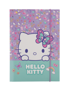 Папка картон А4_3 Hello Kitty Pastel