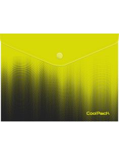 Папка с копче A4 Gradient Lemon