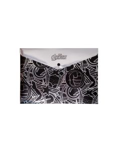 Папка с копче A4, PP Disney 100 Black-2