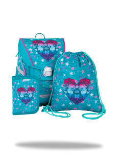 Ученическа раница с аксесоари Coolpack - Primo Ultra Base - SEAFISH