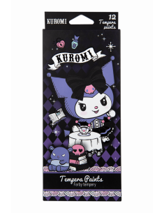 Темперни бои в тубички 12 цвята Colorino Kuromi