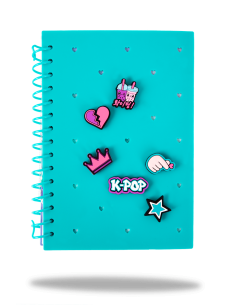 Тетрадка A5 с малки квадратчета - Coolpack - K-POP BRIGHT 