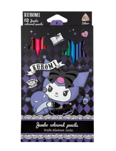 Цветни моливи Jumbo 12 цв. Kuromi