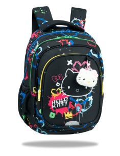Ученическа раница Coolpack - FAST - Hello Kitty Neon Black