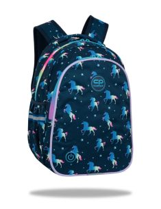 Светеща ученическа раница Coolpack - JIMMY - Blue unicorn