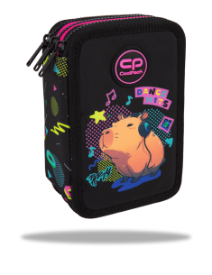 Ученически несесер с пособия Coolpack - Jumper 3 - CAPYBARA MUSIC