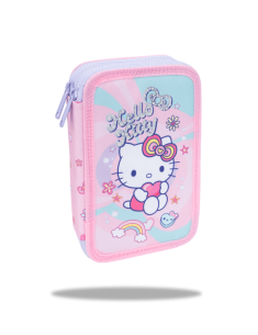 Ученически несесер с пособия COOLPACK - JUMPER 2 - Hello Kitty Pastel