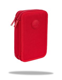 Ученически несесер с ЕКО пособия COOLPACK - JUMPER 2 - rpet RED